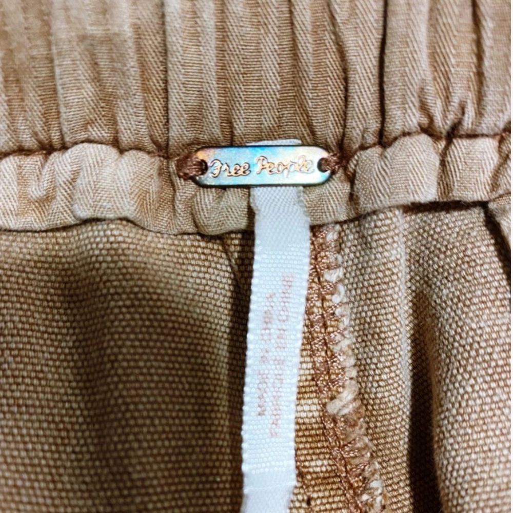 Free People Brown Paperbag Waist Jogger Pants - Picture 13 of 14